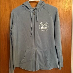 Sand Jamm Blue Zip-Up Jacket, Wildwood NJ